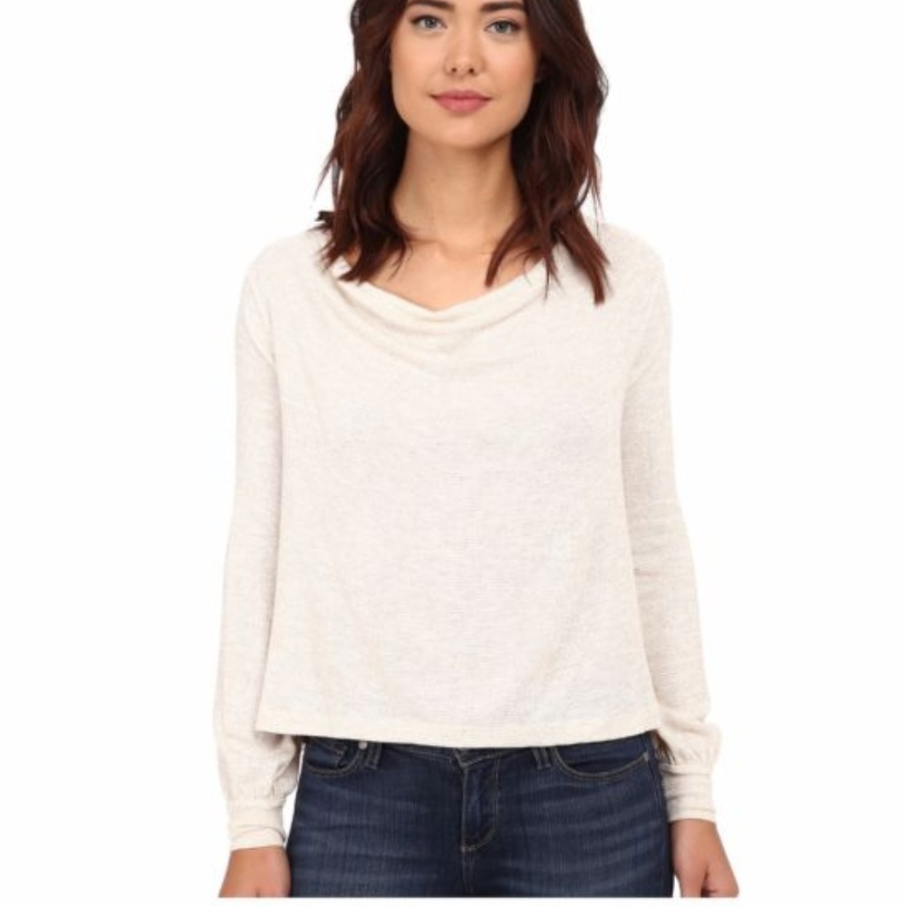 FP Palmer Cowl Neck Top